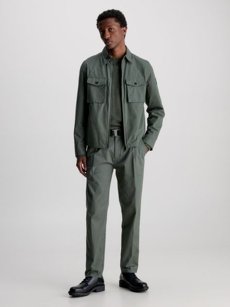 Chaqueta Recycled Light Verde Calvin Klein-1