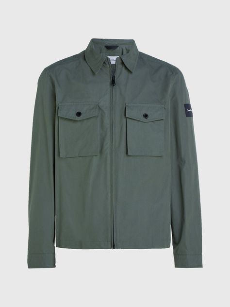 Chaqueta Recycled Light Verde Calvin Klein-4