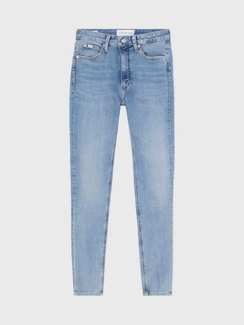 Jeans High Rise Super Skinny Ankle Azul 1AA-4
