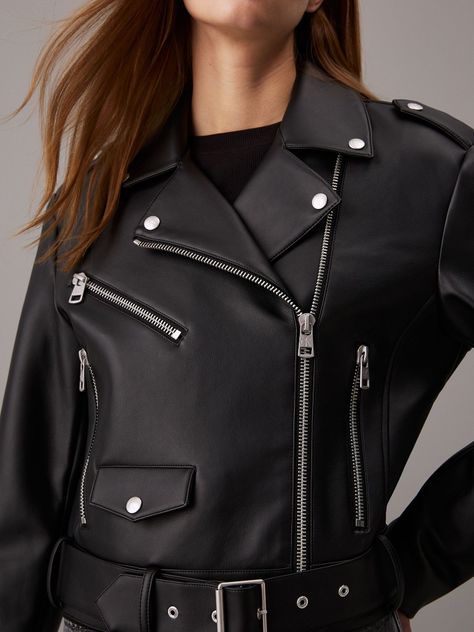 Chaqueta Classic Biker Negro Calvin Klein-3