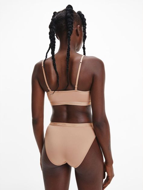 Bralette Unlined Body Natural Beige Calvin Klein-2