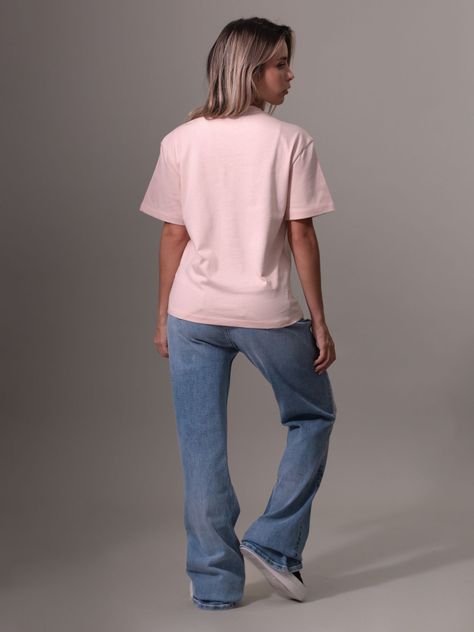 Polera Embroidered Nyc Relaxed Rosado Calvin Klein-2