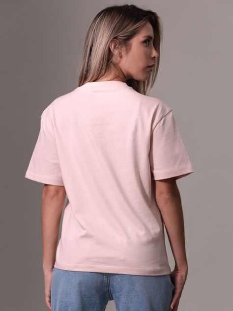 Polera Embroidered Nyc Relaxed Rosado Calvin Klein-3