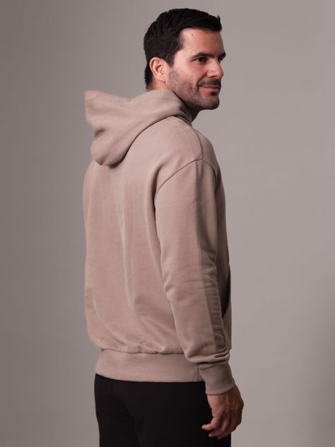 Polerón con Gorro Cotton PV Comfort Beige Calvin Klein-3