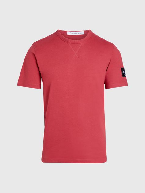 Polera Badge Regular Rojo Calvin Klein-4