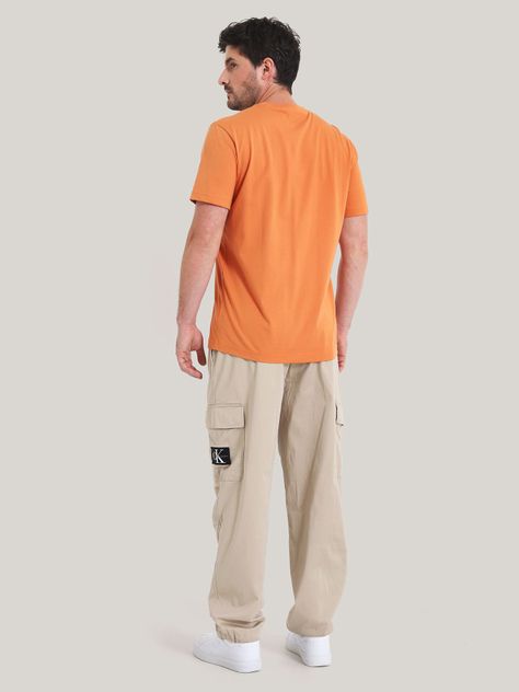 Polera Monologo Regular Naranja Calvin Klein-2