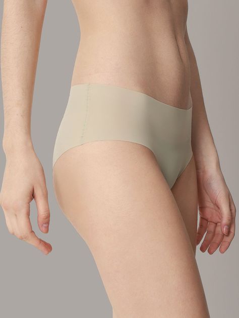 Calzón Hipster Invisible Beige Calvin Klein-2