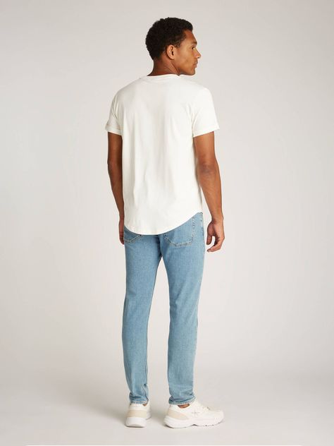 Polera Badge Turn Up Blanco Calvin Klein-2