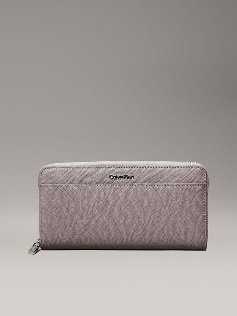 Billetera CK Must Large Gris Calvin Klein-0