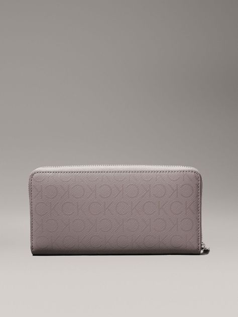 Billetera CK Must Large Gris Calvin Klein-1