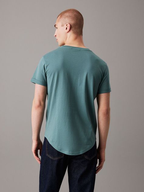 Polera Badge Turn Up Verde Calvin Klein-2
