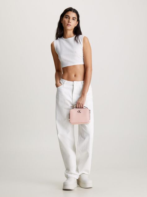 Bandolera Minimal Monogram Rosado Calvin Klein-4
