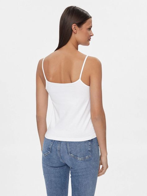 Polera Monologo Strappy Blanco Calvin Klein-2