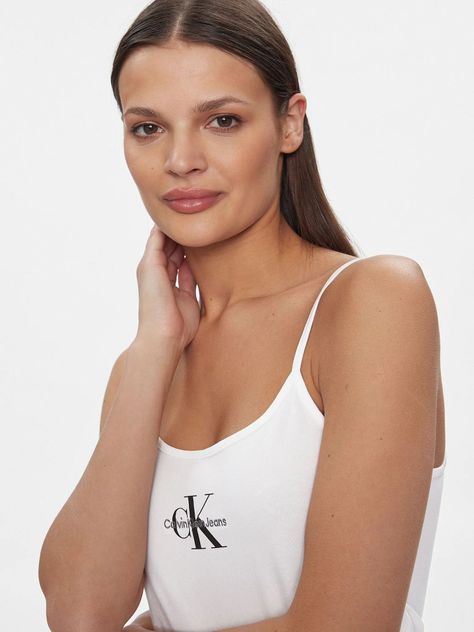 Polera Monologo Strappy Blanco Calvin Klein-3