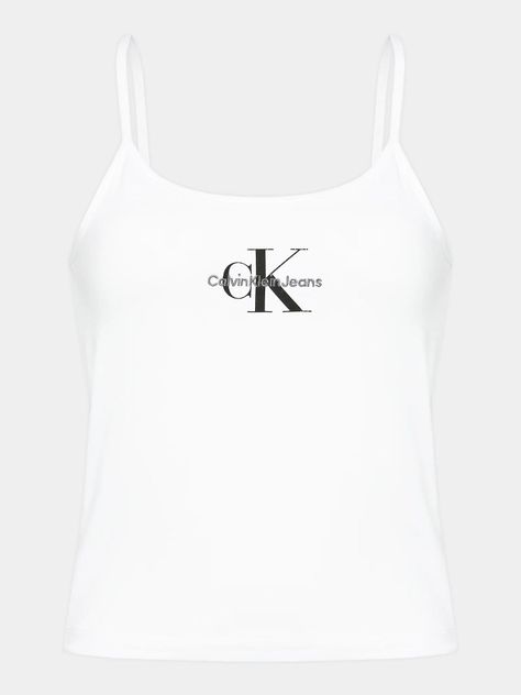 Polera Monologo Strappy Blanco Calvin Klein-5