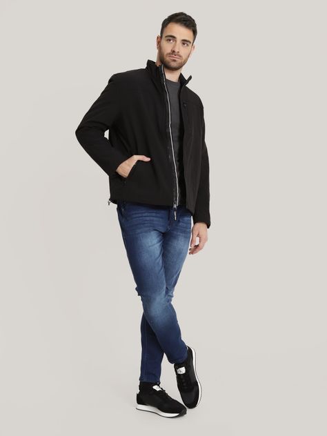 Chaqueta Sherpa Lined Negro Calvin Klein-1