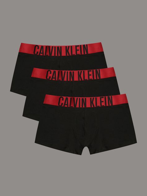 Pack 3 Bóxers Trunk Intens Power Negro Calvin Klein-0