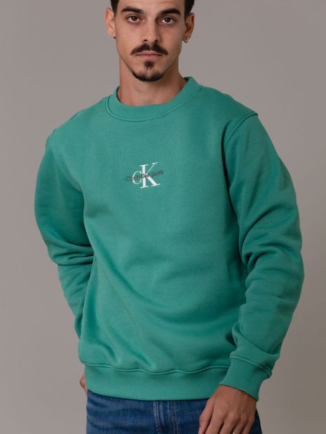 Polerón Monologo Verde Calvin Klein-0
