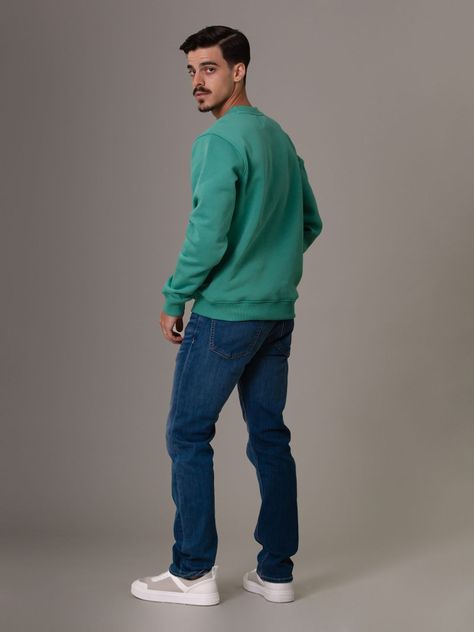 Polerón Monologo Verde Calvin Klein-2