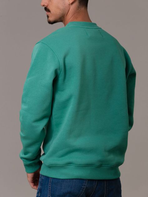 Polerón Monologo Verde Calvin Klein-3