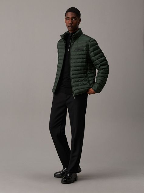 Parka Quilt Verde Calvin Klein-1