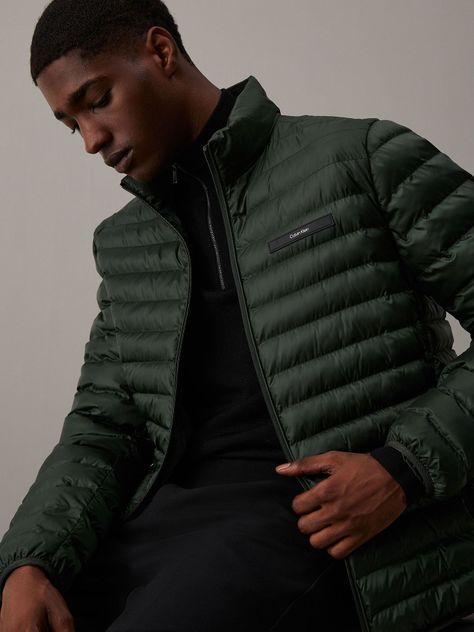 Parka Quilt Verde Calvin Klein-3