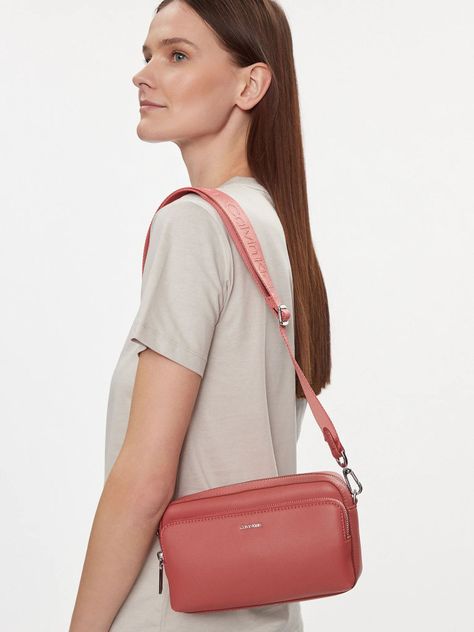 Bandolera Ck Must Rojo Calvin Klein-4