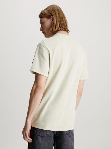 Polera Waffle Badge Verde Calvin Klein-2