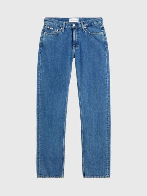 Jeans Low Rise Straight Azul-4