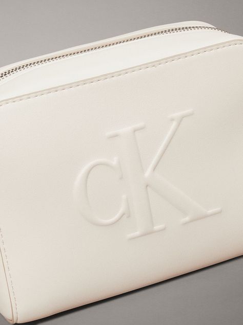 Bandolera Sculpted Deboss Beige Calvin Klein-3