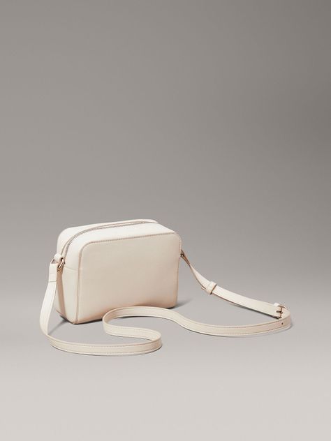 Bandolera Sculpted Deboss Beige Calvin Klein-4