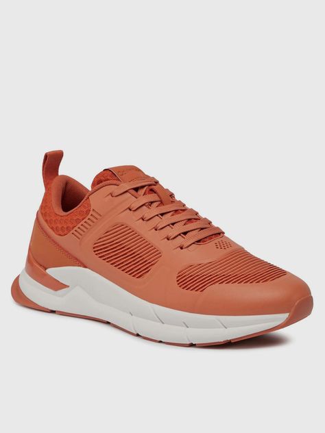 Zapatilla Low Top Lace Up Tech Naranjo Calvin Klein-0