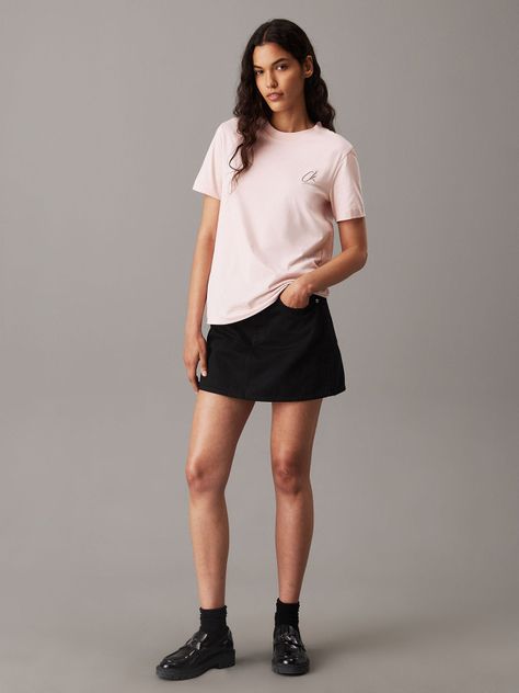 Polera Embroidered Rosado Calvin Klein-1