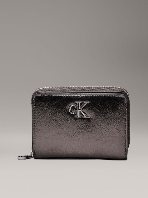 Billetera Minimal Monogram Gris Calvin Klein-0