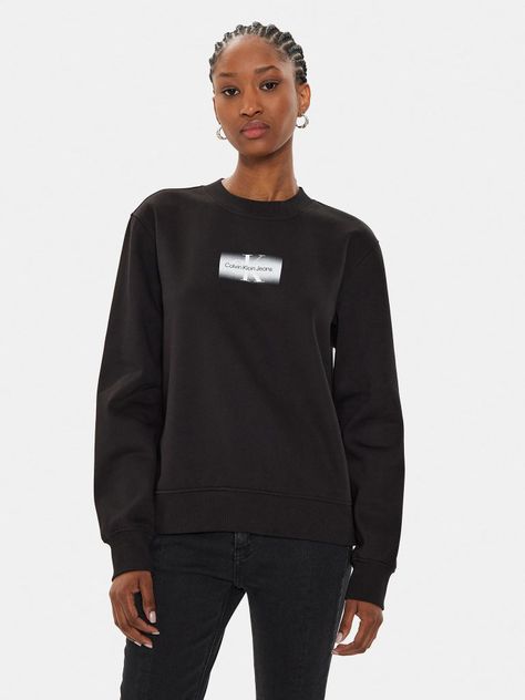 Polerón Faded Monologo Negro Calvin Klein-0