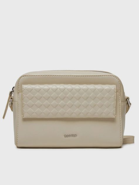 Bandolera Mini Quilt Beige Calvin Klein-0