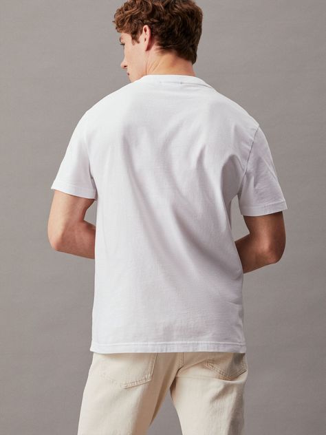 Polera Optic Line Logo Blanco Calvin Klein-2