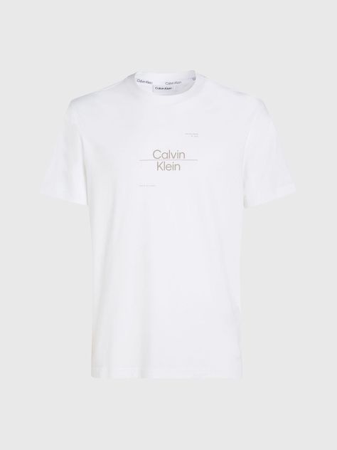 Polera Optic Line Logo Blanco Calvin Klein-4