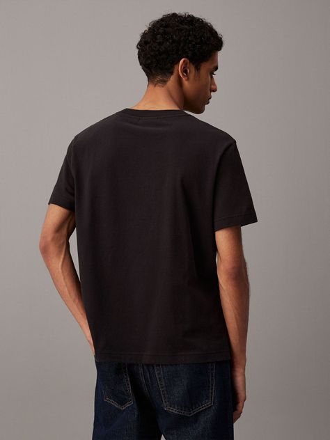 Polera Chenille Monologo Negro Calvin Klein-2