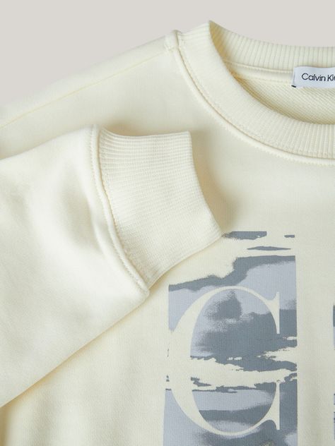 Polerón Niño Serenity Monogram Verde Calvin Klein-2