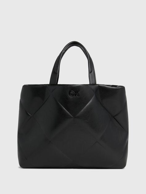 Cartera Shopper Quilt Negro Calvin Klein-0
