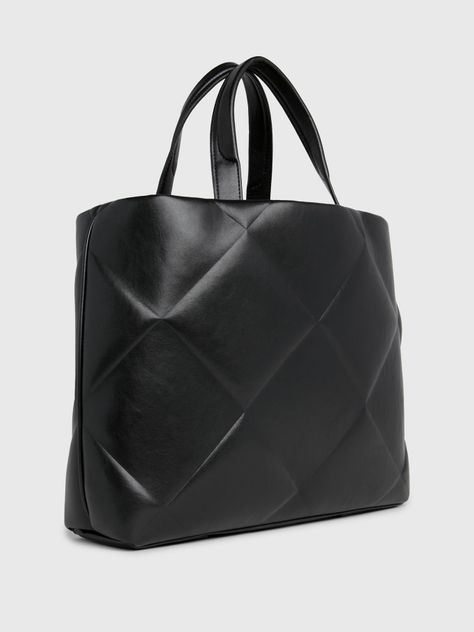 Cartera Shopper Quilt Negro Calvin Klein-1