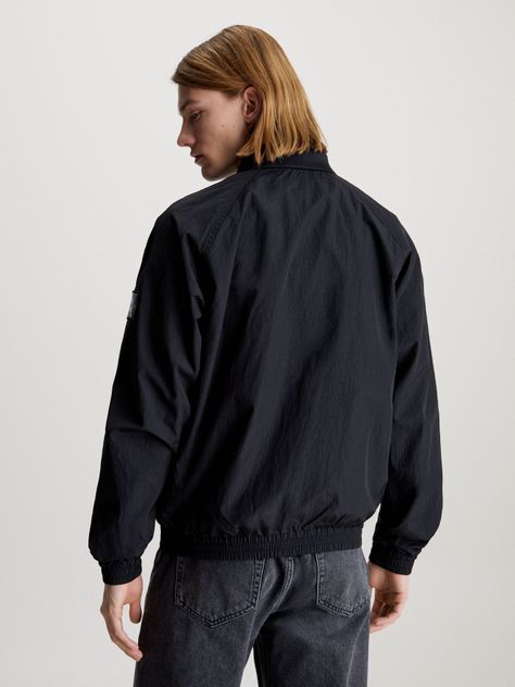 Chaqueta Bomber Unpadded Harrington Negro Calvin Klein-2
