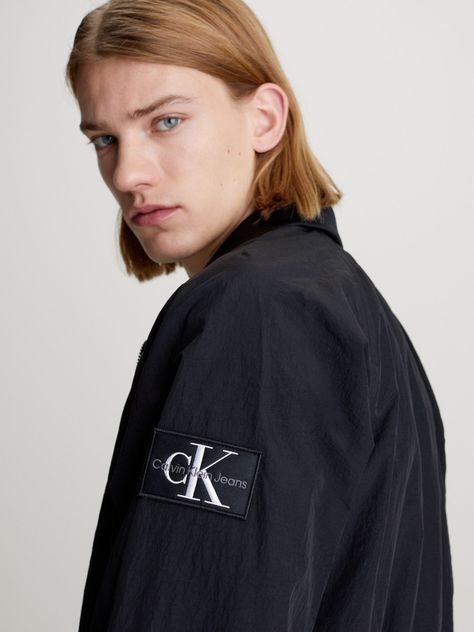 Chaqueta Bomber Unpadded Harrington Negro Calvin Klein-3