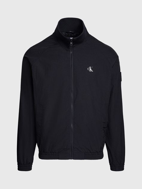 Chaqueta Bomber Unpadded Harrington Negro Calvin Klein-4
