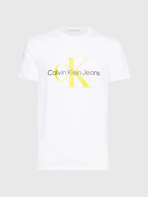 Polera Seasonal Monologo  Blanco Calvin Klein-4