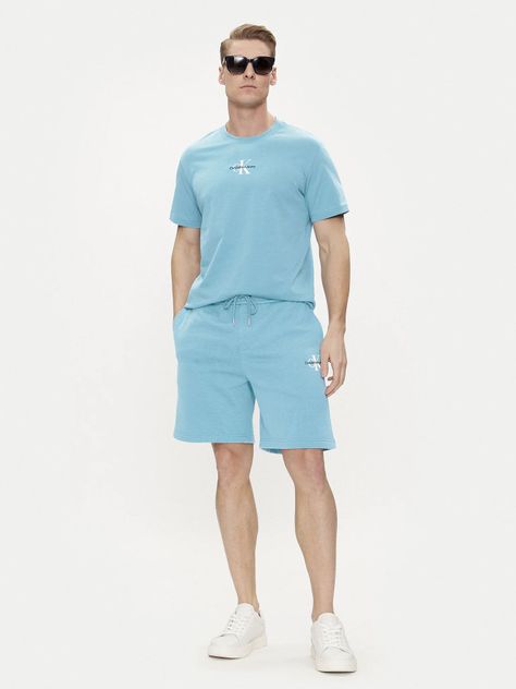 Polera Monologo Regular Azul Calvin Klein-1
