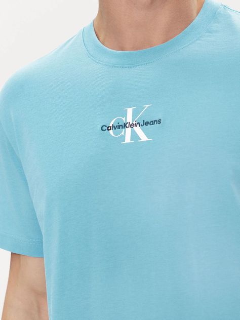Polera Monologo Regular Azul Calvin Klein-3
