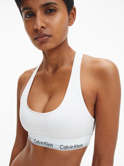 Bralette Moderns Cotton Blanco Calvin Klein-3