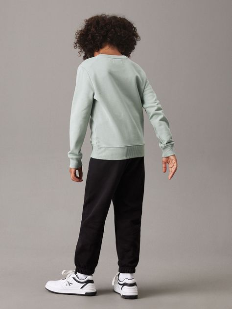 Jogger Niño Waistband Fleece Negro Calvin Klein-2